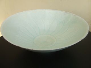 CHINESE PORCELAIN SONG DYNASTY QINGBAI LOTUS INCISED FOOTED BOWL CIRCA 1200 5