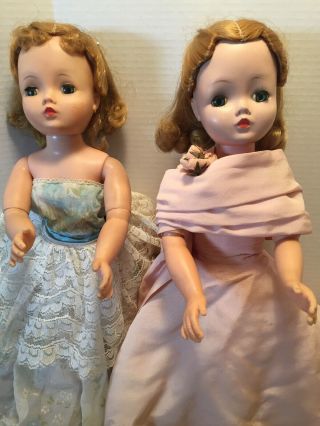 2 Vintage Madame Alexander 20 " Cissy Dolls