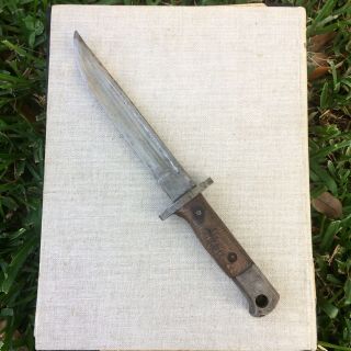Wwii Cut Down Japanese Type 30 Bayonet Made To Fighting Knife