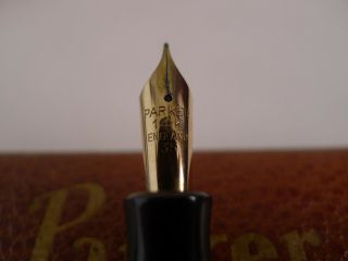 Rare Parker Senior Duofold 14K Solid Gold Fountain Pen 6