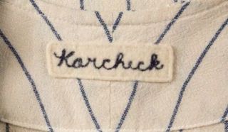 1958 Steve Korcheck Game Jersey Washington Senators RARE 3D Logo with 4
