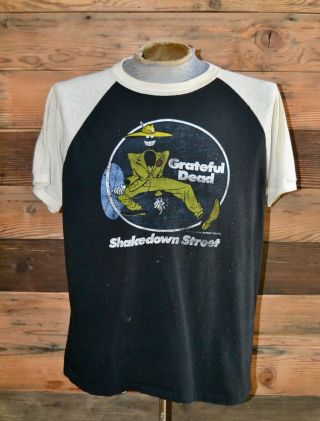 Vintage 1978 Grateful Dead Shakedown Street Deadhead T Shirt - G Shelton