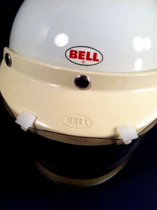 Vintage 1970‘s Bell Star Motorcycle 7 1/2 Helmet 60 cm One 6