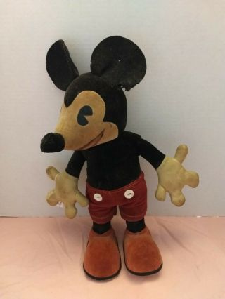 1930s Antique Mickey Mouse Doll 13 "