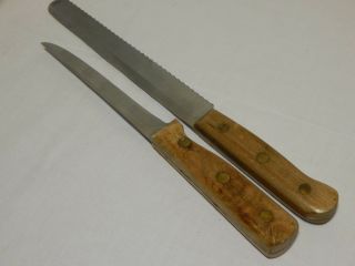 Set Of 2 Chicago Cutlery Knives 62S Boning Knife & BT7 Serrated Bread Knife 7