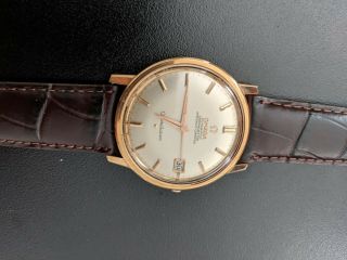 Vintage Omega Constellation 18K Gold Men ' s Watch 3