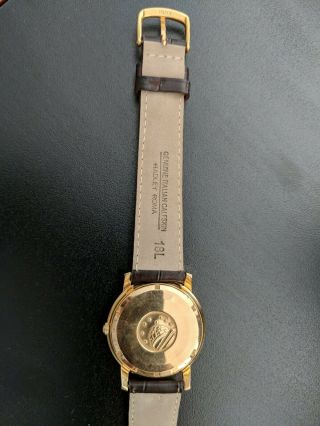 Vintage Omega Constellation 18K Gold Men ' s Watch 8