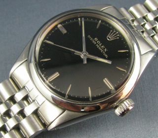 Vintage Rolex Oyster Perpetual Stainless Steel Mid Size Mens Watch 6548 1966 2