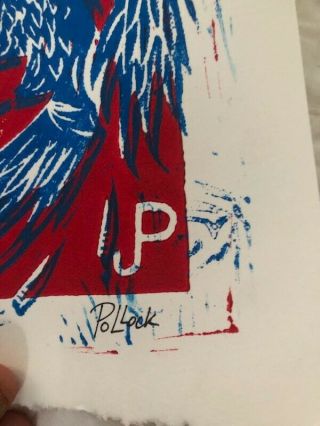 Phish Atlanta 99 Pollock Poster RARE - - 1999.  Numbered and Signed 2