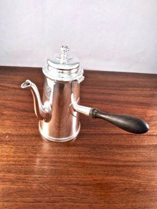 Mystery Sterling Silver Coffee Pot Georgian? Chinese Export? Canadian? 305g