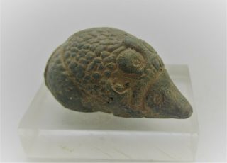 Detector Finds Ancient Roman Bronze Mole Figurine European Finds 100 - 200ad