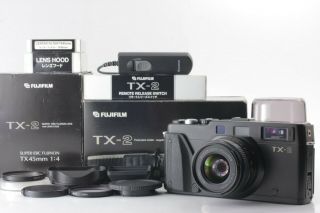 【n.  Count129】rare Fuji Fujifilm Tx - 2 Film Camera W/tx 45mm F4 Jp C300