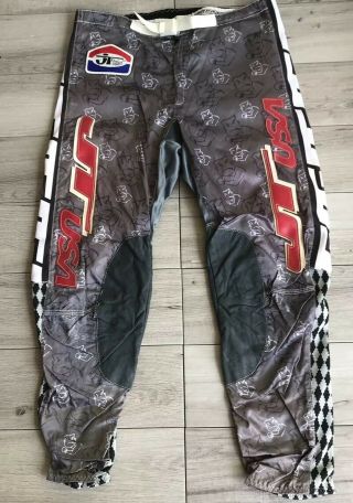 Vintage Jt Racing Motocross Pants Bad Boy Club Bbc Rick Johnson Size 38 "