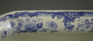 Antique Pottery Pearlware Blue Transfer British Cattle Soup Tureen 1830 6