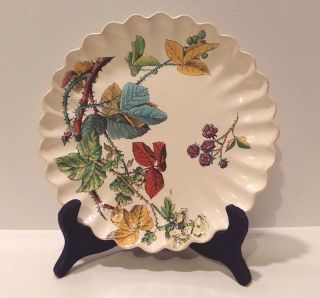 Antique Spode Copeland Porcelain Salad Plate Patt.  2/885 Made In England 1880