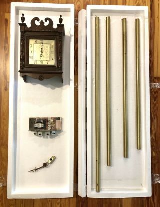 VTG MidCentury NuTone Brass Tubular 4 Chime Doorbell Door Chime Timex Telechron 3