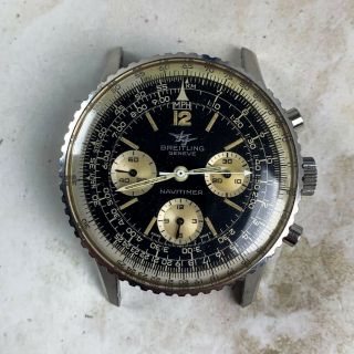 Vintage Breitling Navitimer Chronograph Wristwatch Ref.  806 Venus 178 1960s Nr