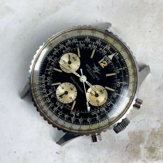 Vintage Breitling Navitimer Chronograph Wristwatch Ref.  806 Venus 178 1960s NR 4