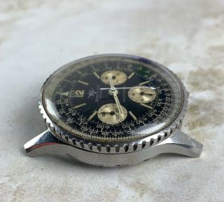 Vintage Breitling Navitimer Chronograph Wristwatch Ref.  806 Venus 178 1960s NR 6