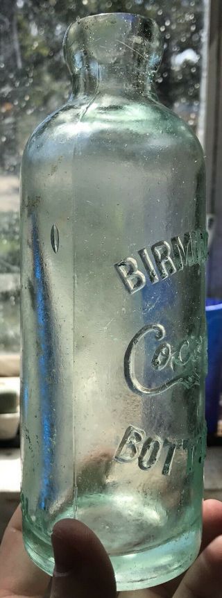 Extremely Rare Birmingham Alabama Coca Cola Hutchinson Bottle Ala Al Coke Hutch 11