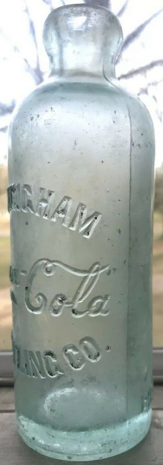 Extremely Rare Birmingham Alabama Coca Cola Hutchinson Bottle Ala Al Coke Hutch 3