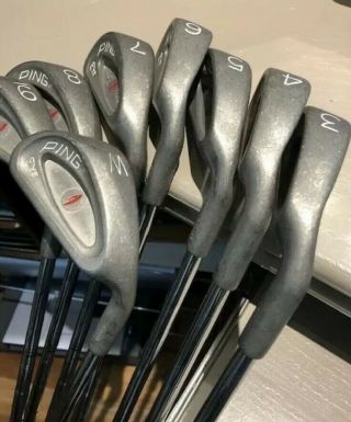 Collector set PING Eye Irons 3 - W 1980 vintage clubs Fantastic Shape 3