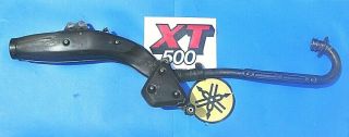 Oem Stock Yamaha 500 Enduro Xt500 Exhaust Muffler Pipe 77 78 79 Xt 500 Vintage