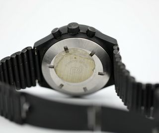 Vintage Porsche Design Orfina 7176S Chronograph PVD Steel Automatic Men ' s Watch 10