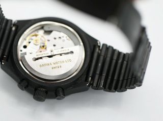 Vintage Porsche Design Orfina 7176S Chronograph PVD Steel Automatic Men ' s Watch 11