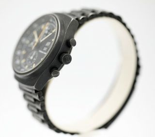 Vintage Porsche Design Orfina 7176S Chronograph PVD Steel Automatic Men ' s Watch 6