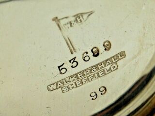 Antique Silver Pint Mug / Tankard Sheffield 1927 – Walker & Hall 315g HEAVY 9
