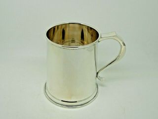 Antique Silver Pint Mug / Tankard Sheffield 1972 – Alexander Clark & Co Ltd 320g 2