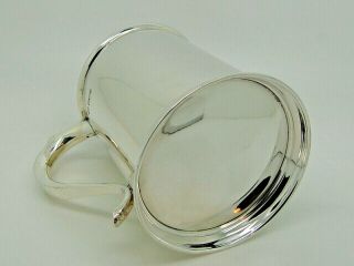 Antique Silver Pint Mug / Tankard Sheffield 1972 – Alexander Clark & Co Ltd 320g 4
