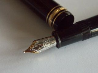 Vintage Montblanc Meisterstuck fountain pen gold nib 14 k - 4810,  made in Germany 6