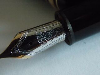 Vintage Montblanc Meisterstuck fountain pen gold nib 14 k - 4810,  made in Germany 7