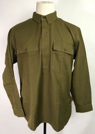 Wwi Us M1917 Flannel Combat Field Shirt - Size Medium/large 42r