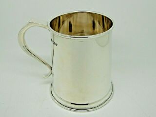 Antique Silver Pint Mug / Tankard Sheffield 1962 – Alexander Clark & Co 313g