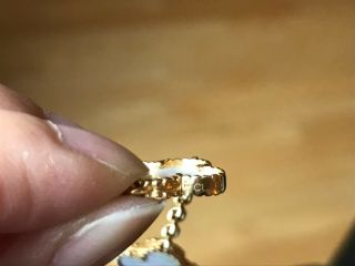 100 AUTH Van Cleef & Arpels VCA Vintage Alhambra 18K Yellow Gold MOP Bracelet 5