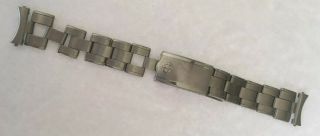 Vintage Zodiac 8260 Stretch Watch Band 19mm End Links Parts/repair