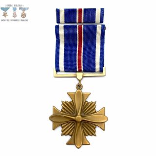 Wwii Usaac Usaaf Distinguished Flying Cross Medal Slot Brooch Ribbon Bar Ww2