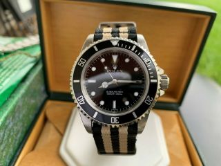Rare Unpolished 1998 Rolex 14060 No - Date Swiss Only Submariner Watch Full Set