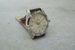 Vintage 1971 Rolex Tudor 39mm Date - Day President 9450/0 7017/0