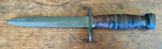 Wwii Imperial Us M4 Bayonet Fighting Knife - - M1 Or M2 Carbine 1st Issue 1944 - 1945