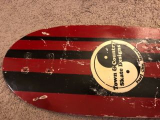 Vintage 80s T&C Town And Country Dog Town Skateboard Dogtown 2