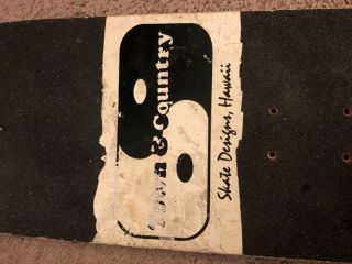 Vintage 80s T&C Town And Country Dog Town Skateboard Dogtown 5