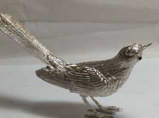 Stunning Bird 20thc Spanish Sterling Silver Figure