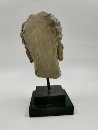 ATTRACTIVE GANDHARA CULTURE CA.  100 AD STUCCO HEAD OF A PRINCE - RARE - R366 4