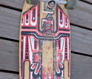 Vintage OG Dog Town Skates Stone Fish Skateboard Deck Tracker Powell Peralta 3