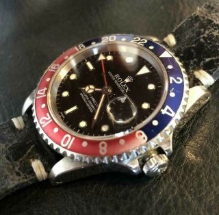 Vintage Rolex 16700 Gmt Master Faded 