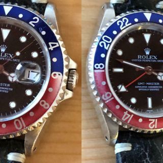 Vintage Rolex 16700 GMT Master Faded ' Pepsi ' Automatic Watch (1992) Authentic 5